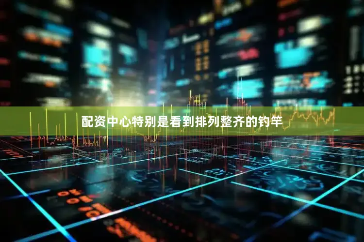 配资中心特别是看到排列整齐的钓竿