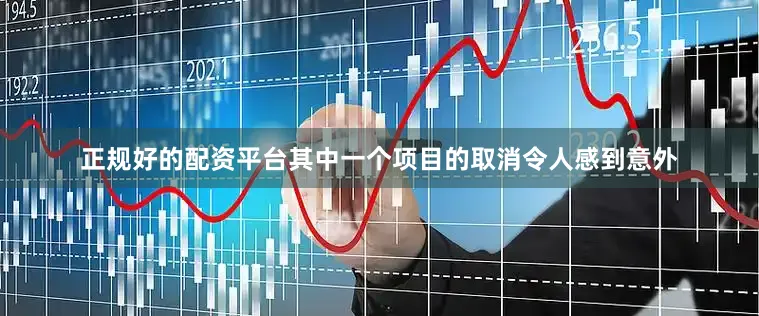 正规好的配资平台其中一个项目的取消令人感到意外