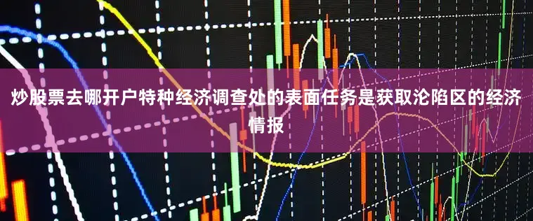 炒股票去哪开户特种经济调查处的表面任务是获取沦陷区的经济情报
